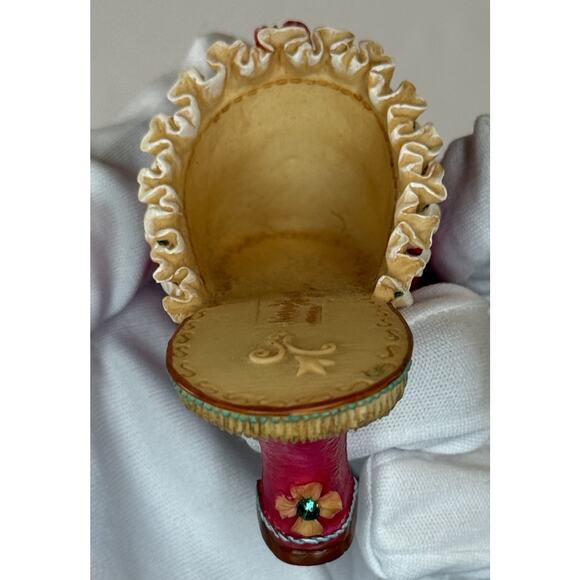 Willow Hall Miniature Vintage Mule Figurine Pretty Maiden Circa 1810, 85-06 - Picture 12 of 16